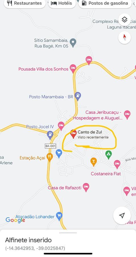 Pousada Canto De Zul Itacaré Exteriör bild